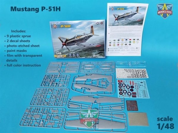 Modelsvit MSVIT4817 P-51H Mustang Amerikan - Görsel 5