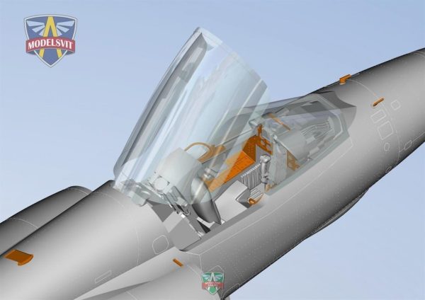 Modelsvit MSVIT72045 Mirage III E Fransız - Görsel 7