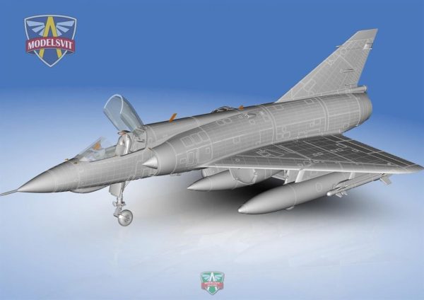 Modelsvit MSVIT72045 Mirage III E Fransız - Görsel 6