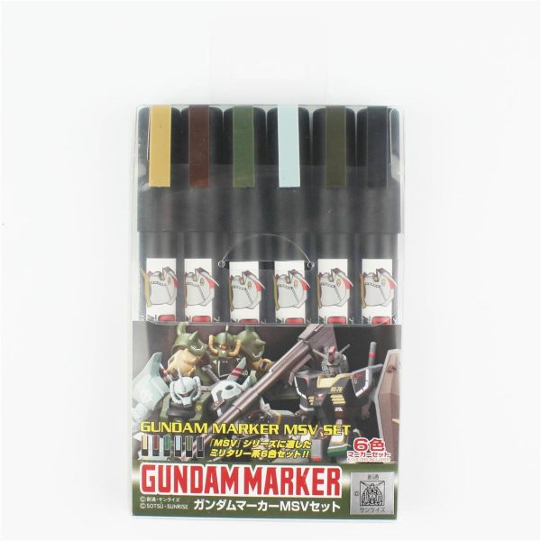Mr.Hobby AMS-127 Gundam Marker Military MSV Set