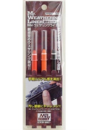 Mr.Hobby PP-201 Pas Görüntüsü için Eskitme Kalem Seti