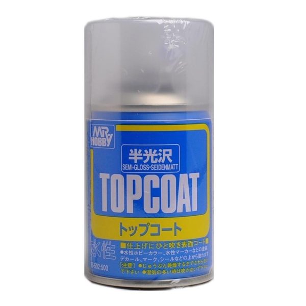 Mr.Hobby B-502 86 ml. Mr.Top Coat Yarı Mat Vernik