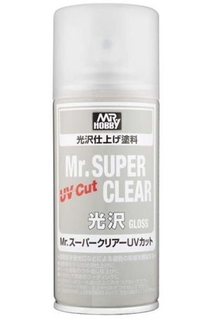Mr.Hobby B-522 170 ml. Mr.Super UV Korumalı Parlak Vernik