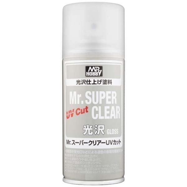 Mr.Hobby B-522 170 ml. Mr.Super UV Korumalı Parlak Vernik