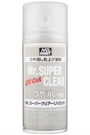 Mr.Hobby B-523 170 ml. Mr.Super UV Korumalı Mat Vernik
