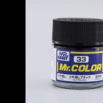 Mr.Hobby C-033 10 ml. Flat Black