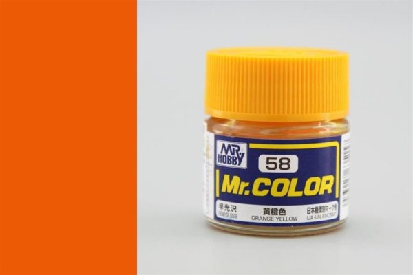 Mr.Hobby C-058 10 ml. Orange Yellow