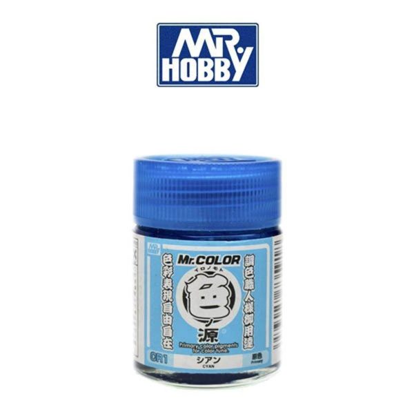Mr.Hobby CR1 10 ml. Primary Color Pigments Cyan