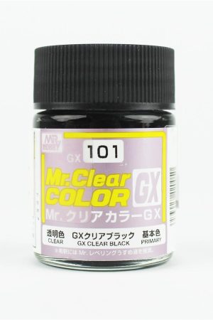 Mr.Hobby GX-101 18 ml. Clear Black
