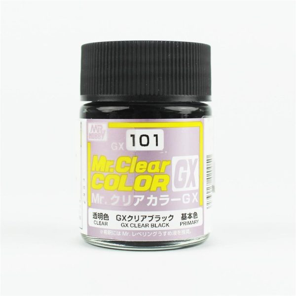 Mr.Hobby GX-101 18 ml. Clear Black