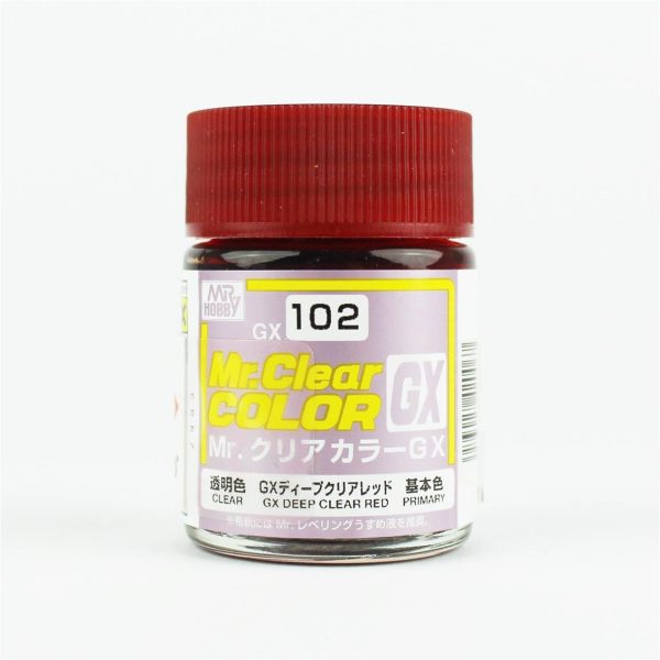 Mr.Hobby GX-102 18 ml. Deep Clear Red