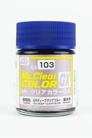 Mr.Hobby GX-103 18 ml. Deep Clear Blue