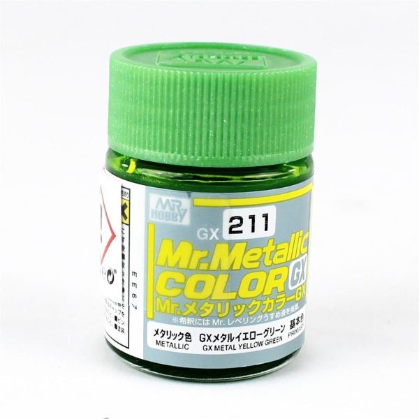 Mr.Hobby GX-211 18 ml. Metallic Yellow Green