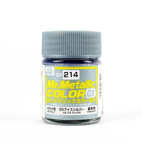 Mr.Hobby GX-214 18 ml. Metallic Ice Silver