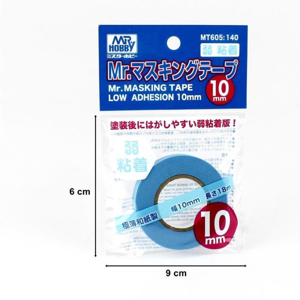 Mr.Hobby MT-605 10 mm. Zayıf Yapışkanlı Maskeleme Bantı - Görsel 2