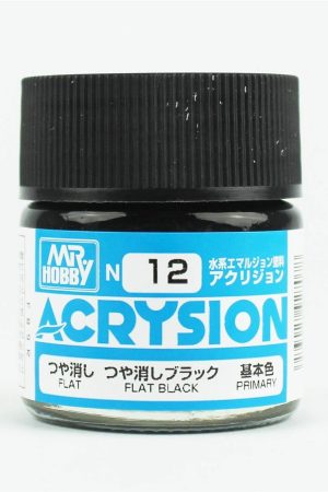 Mr.Hobby N-012 10 ml. Flat Black