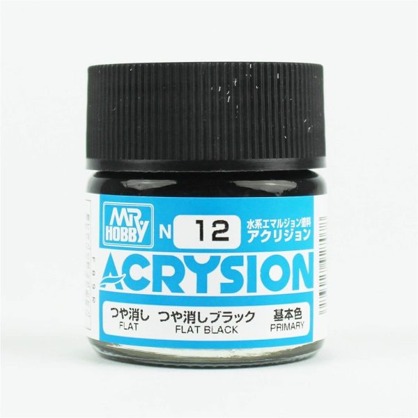 Mr.Hobby N-012 10 ml. Flat Black