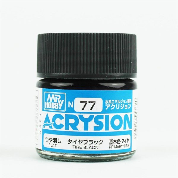 Mr.Hobby N-077 10 ml. Tire Black