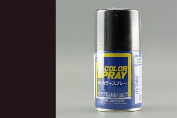 Mr.Hobby S-092 100 ml. Semi Gloss Black