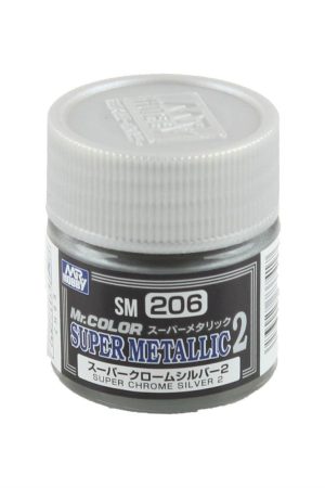 Mr.Hobby SM-206 10 ml. Super Chrome Silver