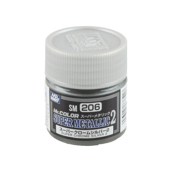 Mr.Hobby SM-206 10 ml. Super Chrome Silver