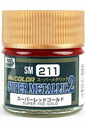 Mr.Hobby SM-211 10 ml. Super Metallic Red Gold