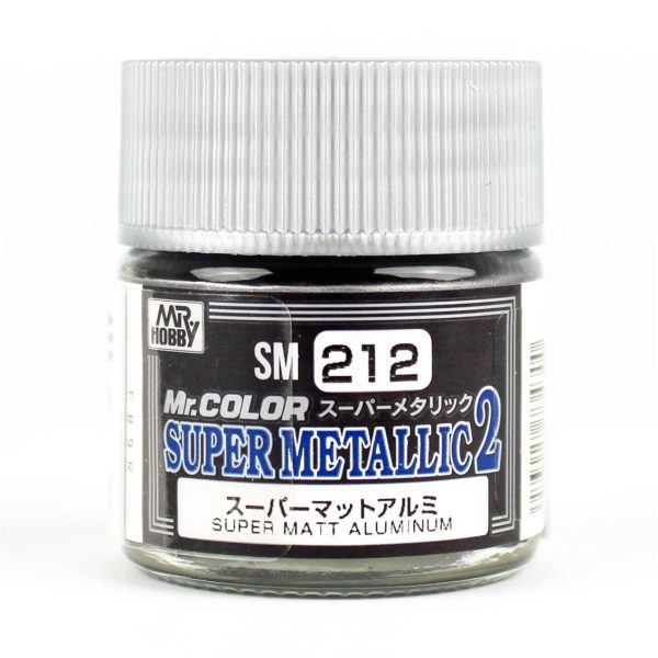 Mr.Hobby SM-212 10 ml. Super Metallic Mat Aluminium