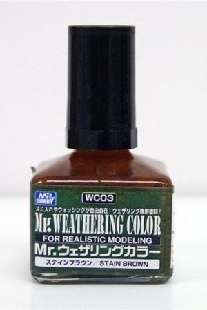 Mr.Hobby WC-03 40 ml. Weathering Color Stain Brown