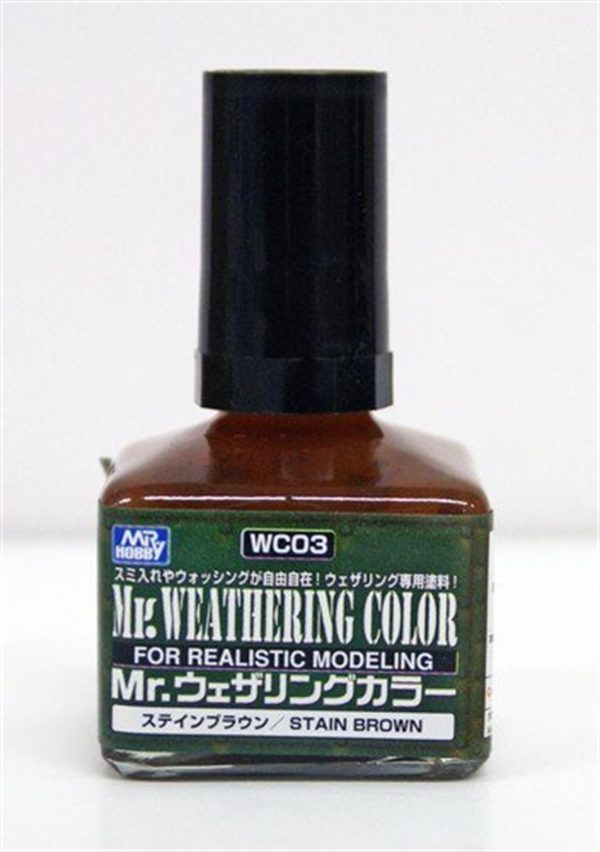Mr.Hobby WC-03 40 ml. Weathering Color Stain Brown