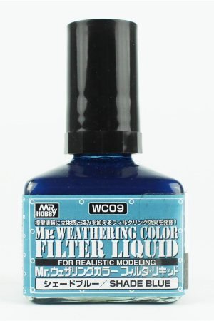 Mr.Hobby WC-09 40 ml. Filter Liquid Shade Blue
