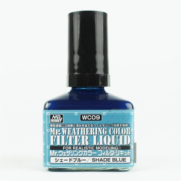 Mr.Hobby WC-09 40 ml. Filter Liquid Shade Blue