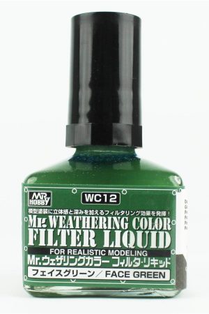 Mr.Hobby WC-12 40 ml. Filter Liquid Face Green