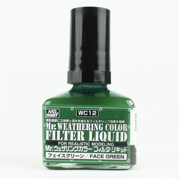 Mr.Hobby WC-12 40 ml. Filter Liquid Face Green