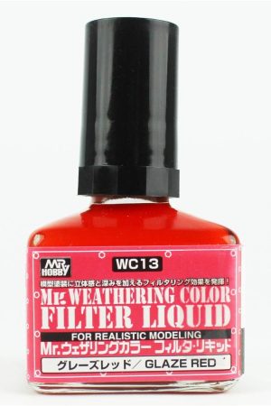 Mr.Hobby WC-13 40 ml. Filter Liquid Glaze Red