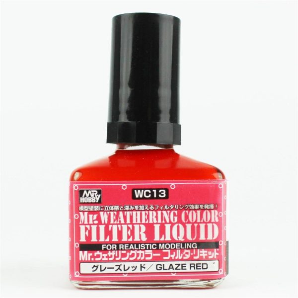 Mr.Hobby WC-13 40 ml. Filter Liquid Glaze Red