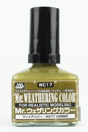 Mr.Hobby WC-17 40 ml. Weathering Color Matt Umber