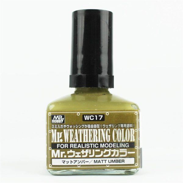 Mr.Hobby WC-17 40 ml. Weathering Color Matt Umber