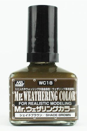 Mr.Hobby WC-18 40 ml. Weathering Color Shade Brown
