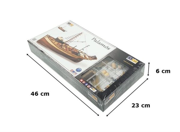 Occre 12000 1/45 Ölçek, Palamos, 41 cm. Akdeniz Balıkçı Teknesi, Ahşap Model Kiti - Görsel 5