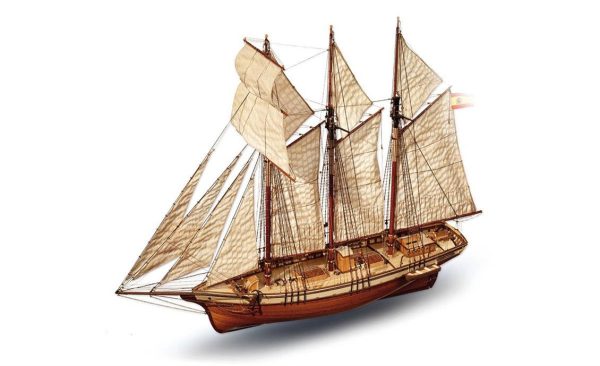 Occre 13002 1/58 Ölçek, Cala Esmeralda Yelkenli Tekne Ahşap Model Kiti - Görsel 3