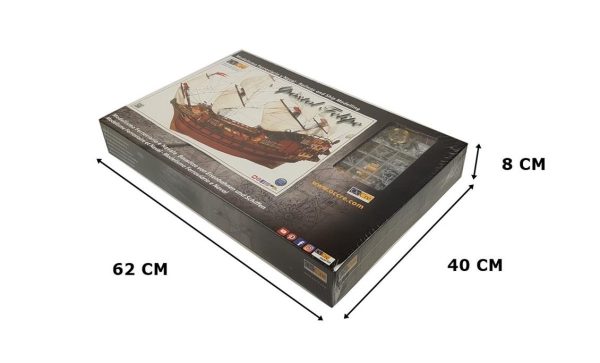 Occre 14000 1/60 Ölçek, Apostol Felipe, 79 cm. Yelkenli İspanyol Hazine Kalyonu, Ahşap Model Kiti - Görsel 5