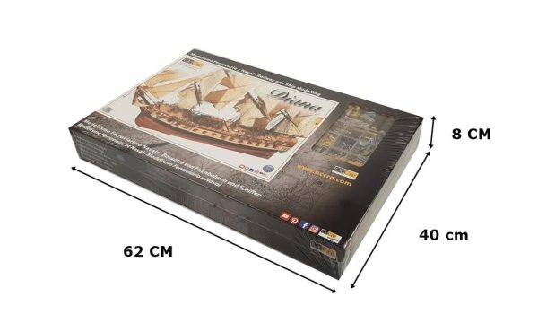 Occre 14001 1/85 Ölçek, Diana, 85 cm. Yelkenli İspanyol Firkateyni, Ahşap Model Kiti - Görsel 5