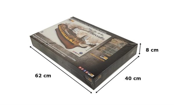 Occre 14007 1/85 Ölçek, N.S. Mercedes, 85 cm. Yelkenli İspanyol Firkateyni,  Ahşap Model Kiti - Görsel 5