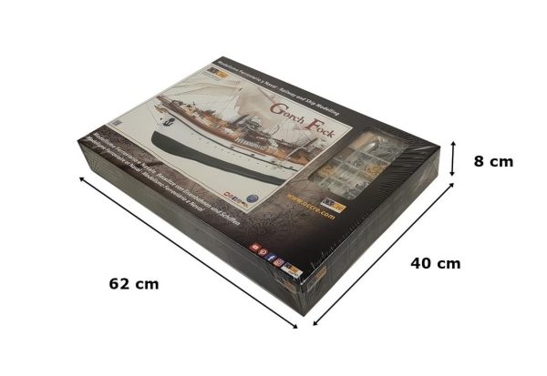 Occre 15003 1/95 Ölçek, Gorch Fock, 95 cm. Yelkenli Alman Askeri Eğitim Teknesi, Ahşap Model Kiti - Görsel 5