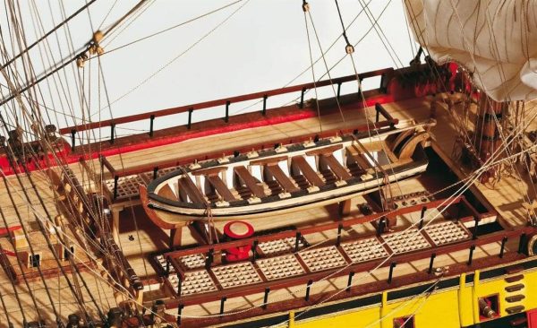 Occre 15004 1/70 Ölçek, San Ildefonso  Yelkenli Tekne Ahşap Model Kiti - Görsel 3