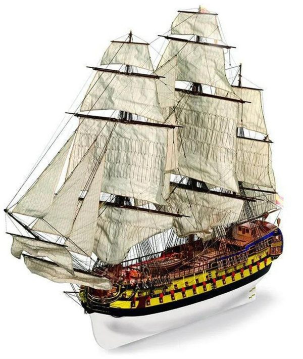 San Ildefonso  Yelkenli Tekne Ahşap Model Kiti