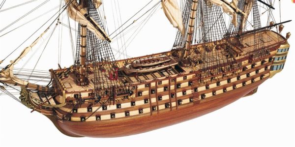106 cm. Yelkenli İspanyol Savaş Gemisi