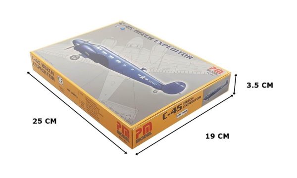 PM Model 304 C-45 Beech Expeditor Eğitim Ve Nakliye Uçağı - Görsel 4