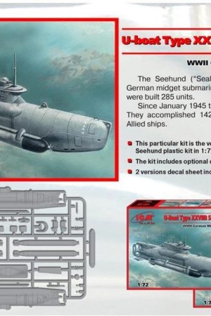 ICM S007 U-Boat Type XXVIIB “Seehund” (late)