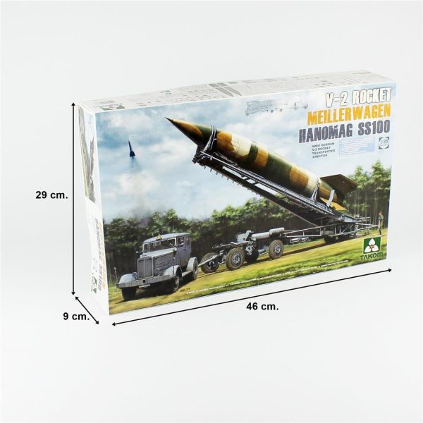 Takom 2030 V-2 Rocket Rampası ve Hanomag SS100 Kamyonu - Görsel 5